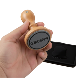 Rubber Stamp (Round)